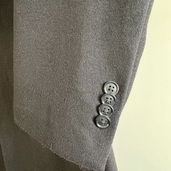 Joseph Abboud Men’s Wool Blend Overcoat Size 44 Short - Picture 4 of 8